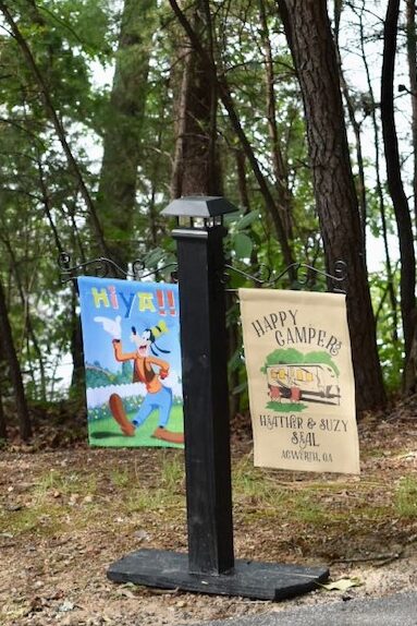 Campsite sign 