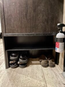 Grand Design Imagine Shoe Storage Modification