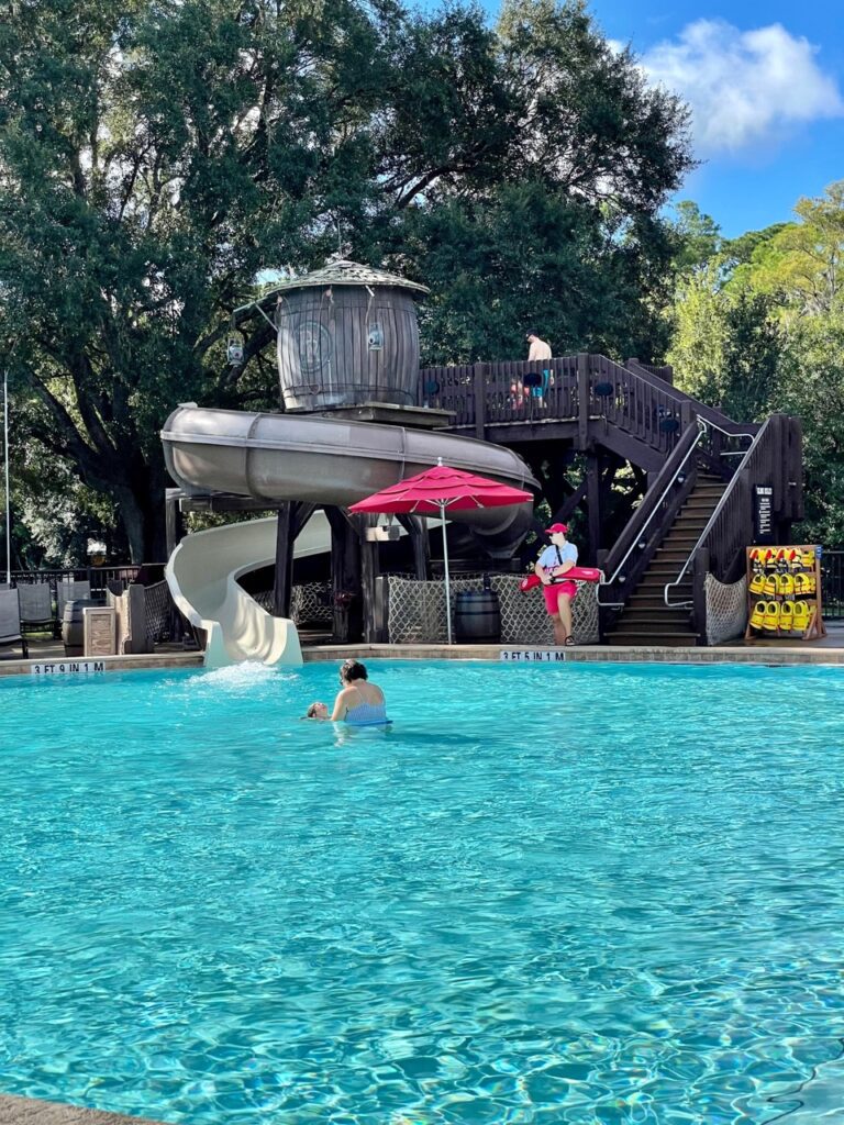 Corkscrew Slide Meadows Swimmin' Pool