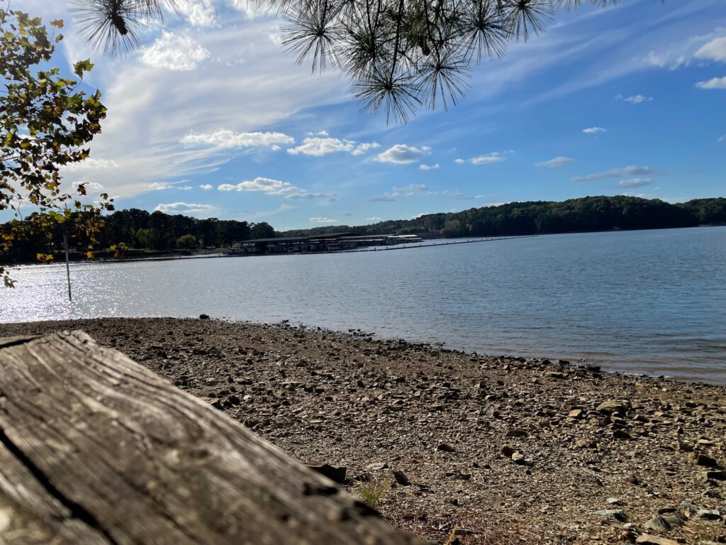 view from site 34 McKinney Campground