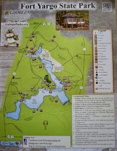 Fort Yargo State Park map