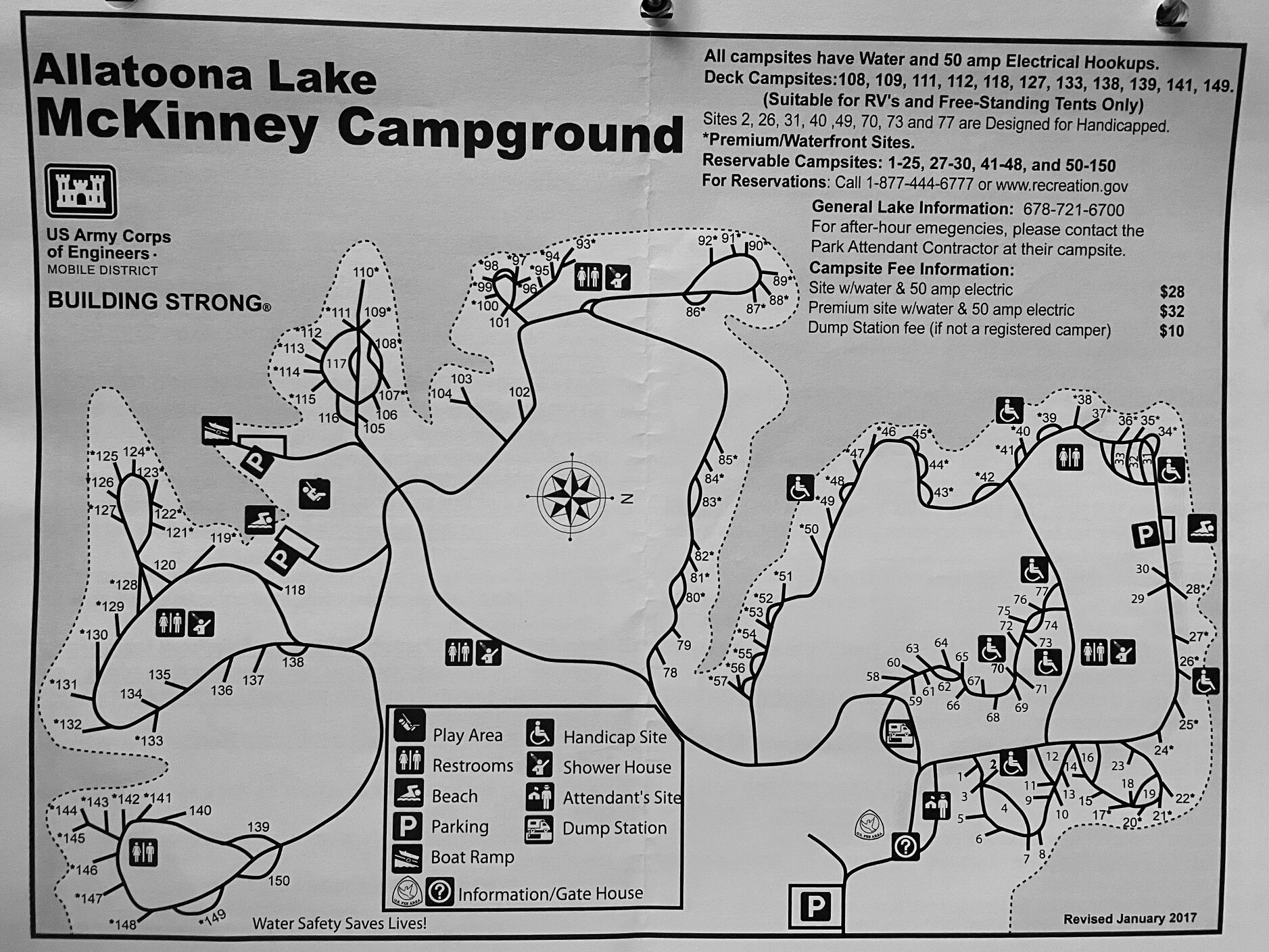 McKinney Campground Map
