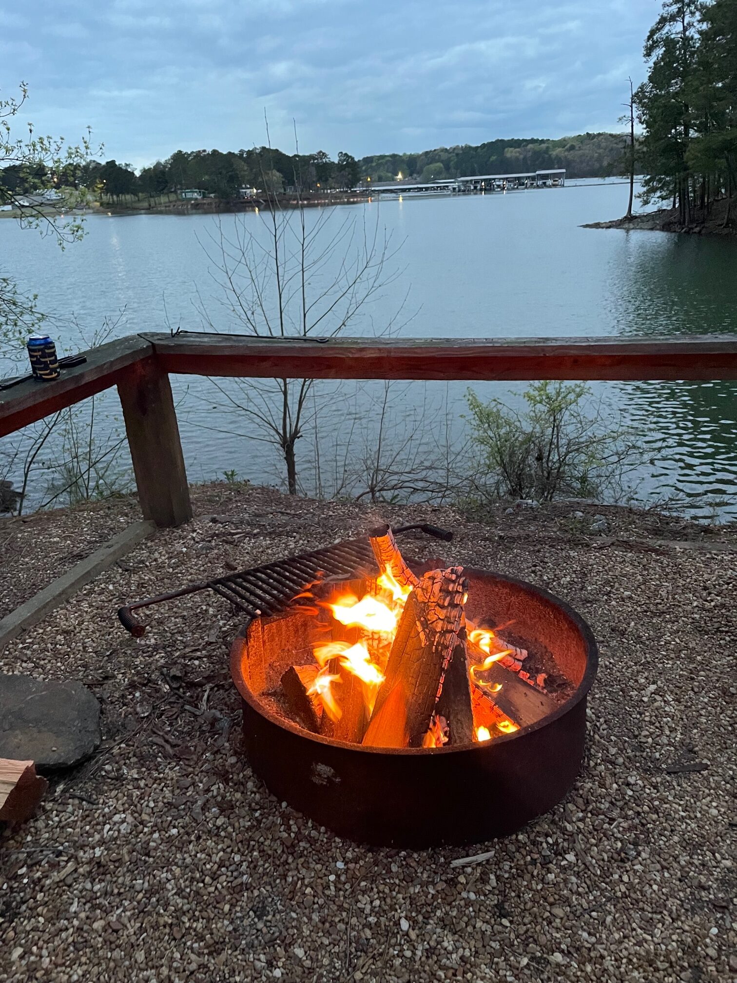 McKinney Campground campfire 