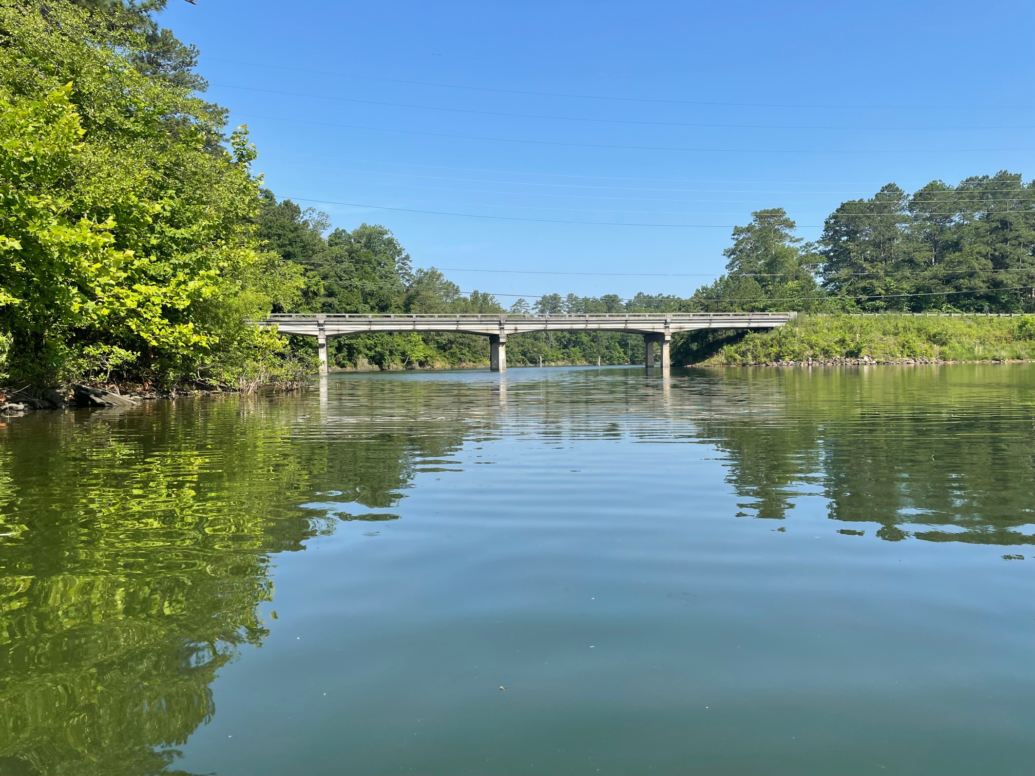 Clark Creek Campground bridge