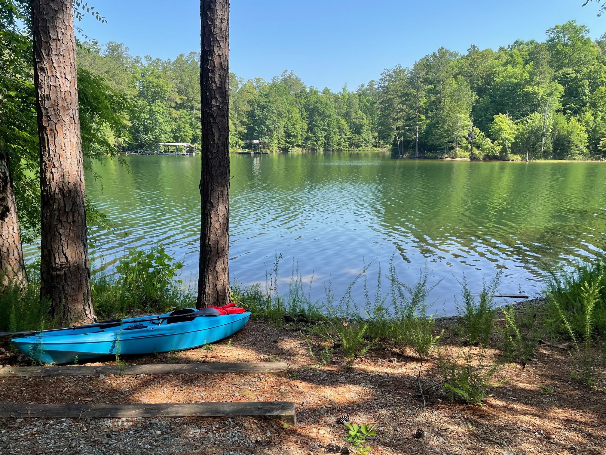 Camping near clark creek natural outlet area