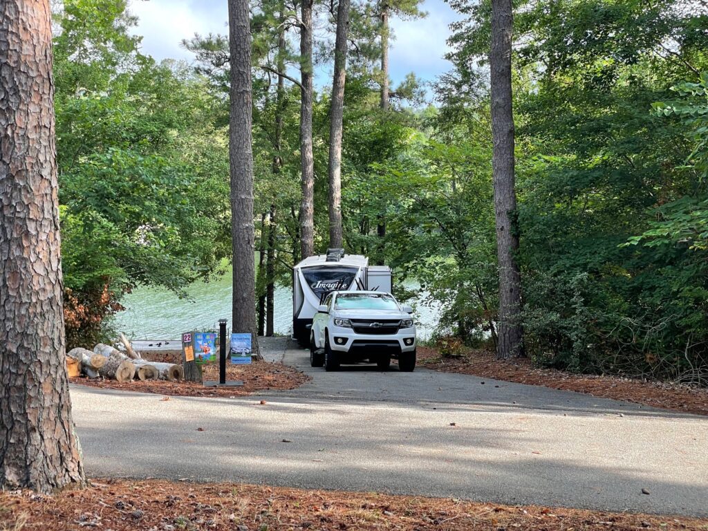 Clark Creek North Campground site 22