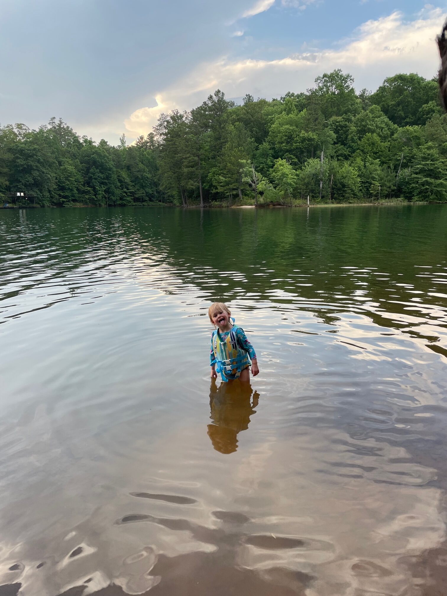 toddler swimming