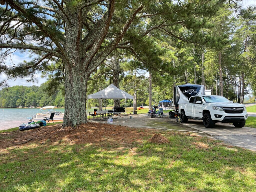 Bald Ridge Campground site 43