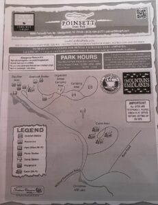 Poinsett State Park park map