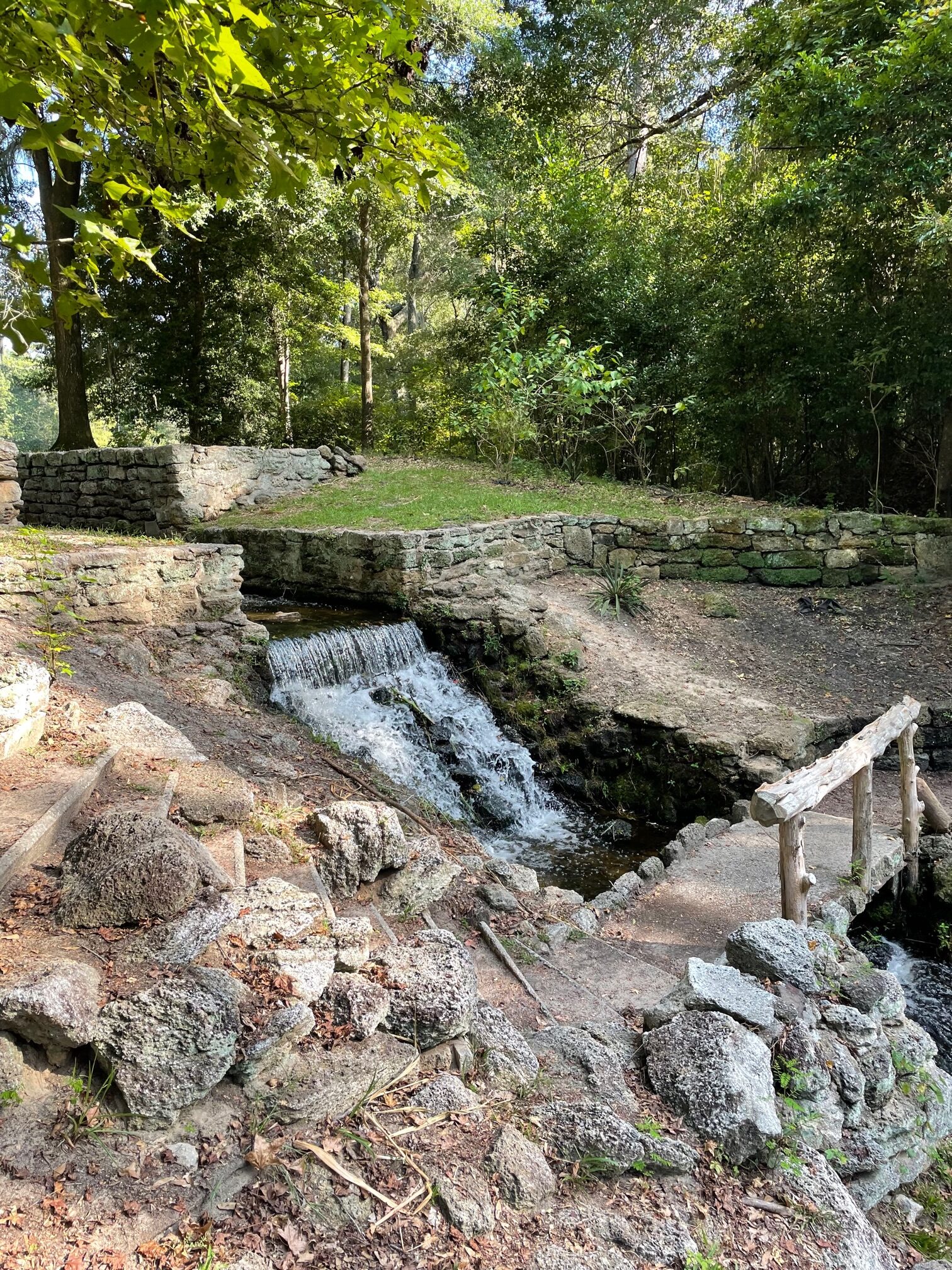 Poinsett State Park waterfall 