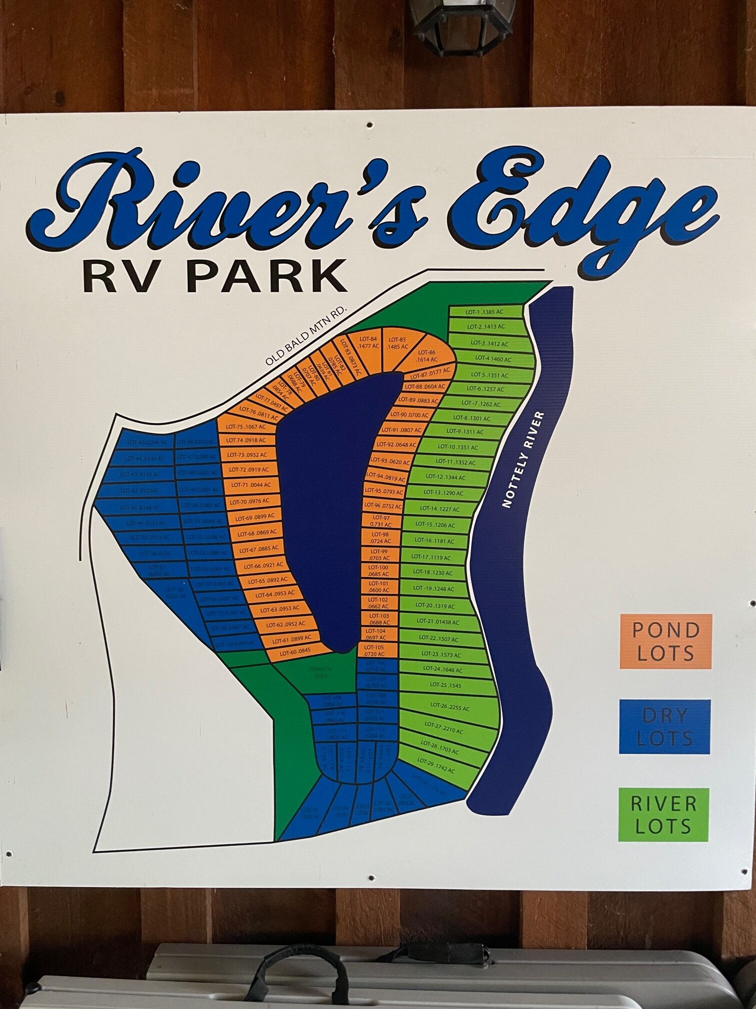 River's Edge RV Park map