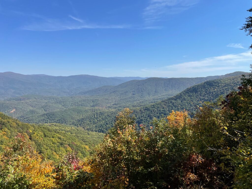 Fort Mountain State Park overlook