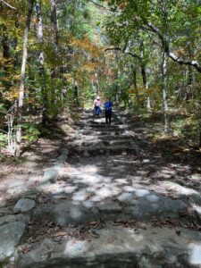 Fort Mountain State Park stairs