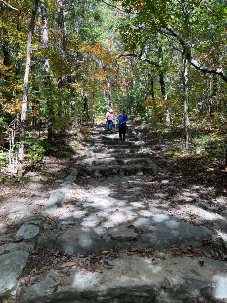 Fort Mountain State Park stairs 