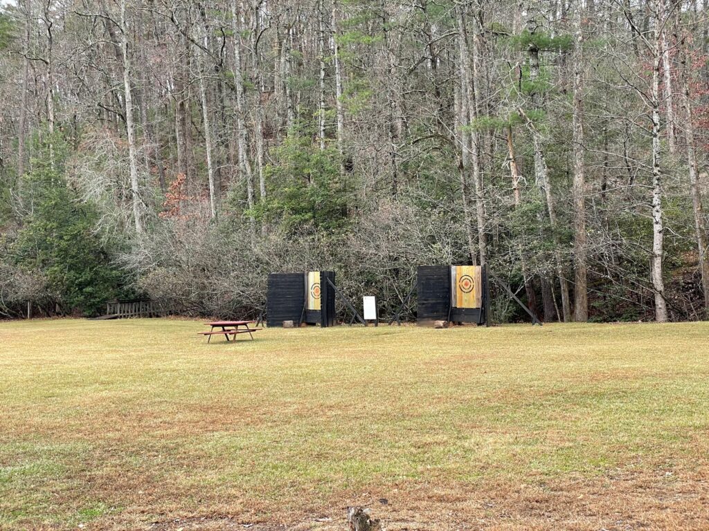 Unicoi State Park and Lodge axe throwing 