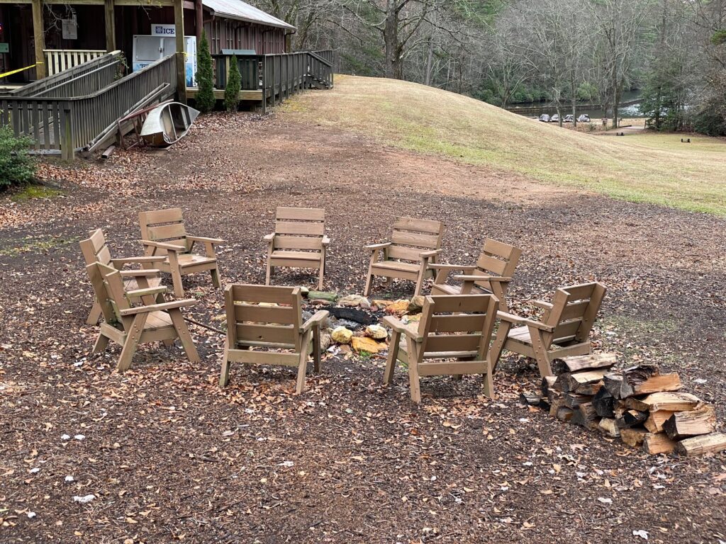 Unicoi State Park and Lodge community firepit