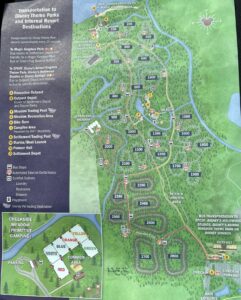 Fort Wilderness Resort and Campground map