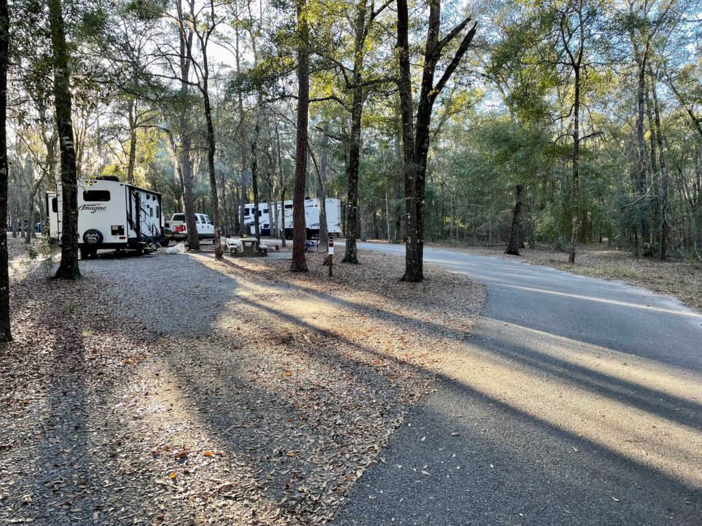 General Coffee State Park campground two