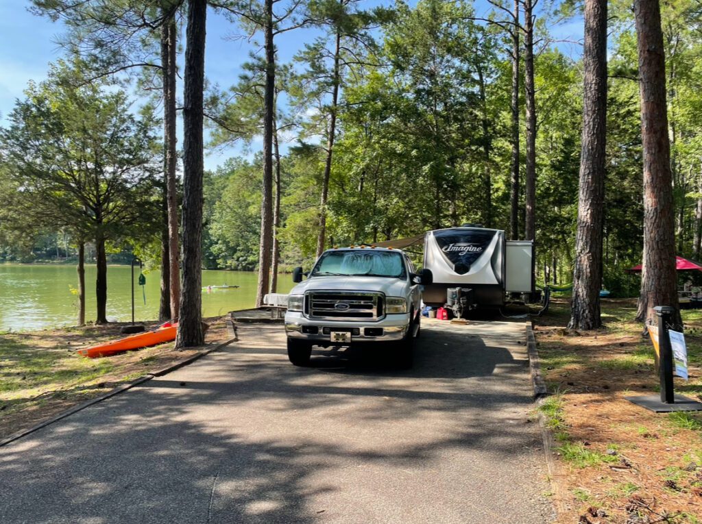 R Shaefer Heard campground site 60