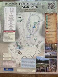 Fort Mountain State Park Map