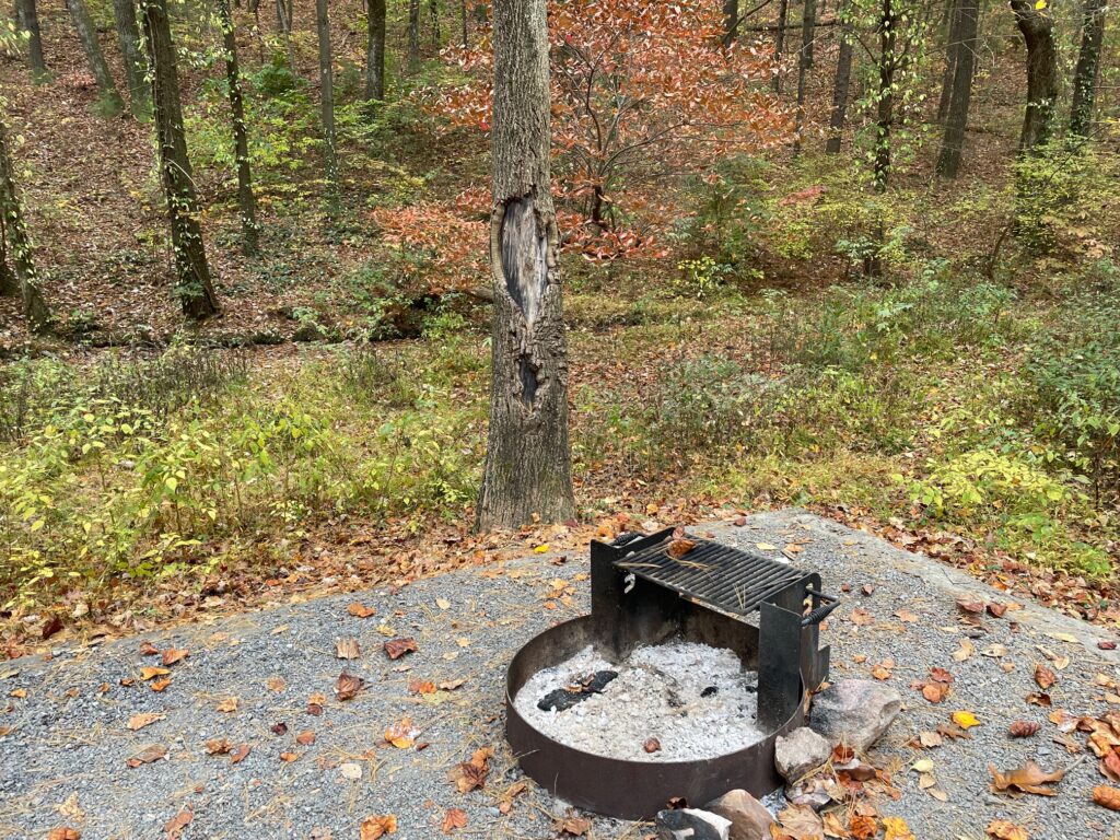 Friends of Fort Mountain State Park site 13 firepit