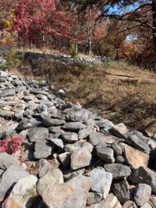 rock wall Friends of Fort Mountain State Park