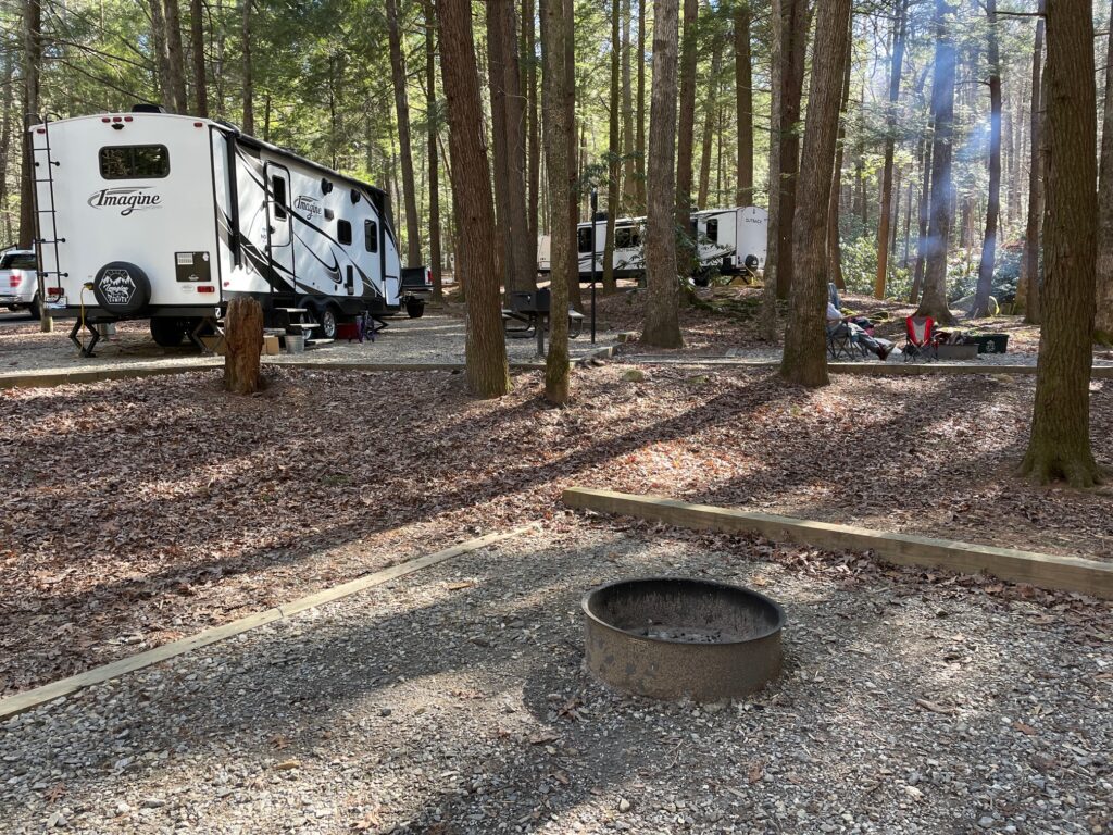 campsite 57 fire pit 