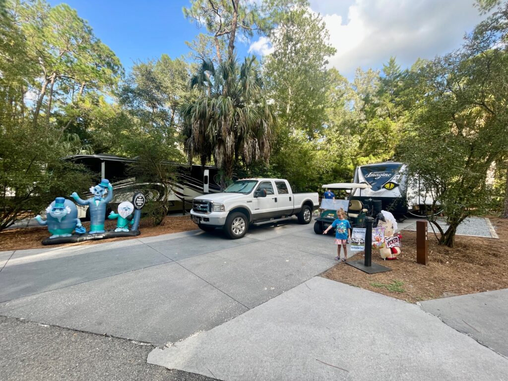 Fort Wilderness RV Resort site 710