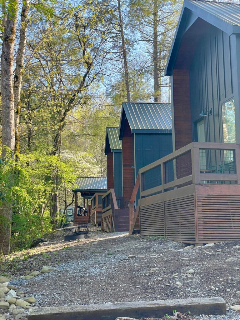 Roamstead Smoky Mountains Campground cabins