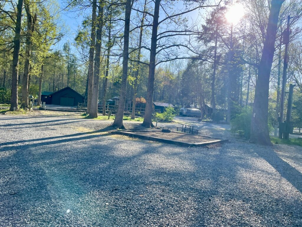 Roamstead Smoky Mountains Campground non-creek site