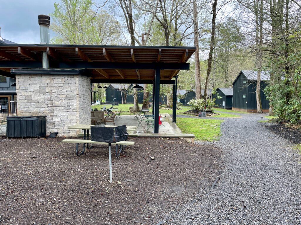 Roamstead Smoky Mountains Campground pavilion