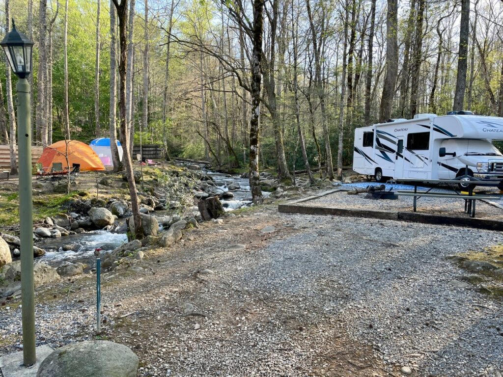 Roamstead Smoky Mountains Campground campsite 43