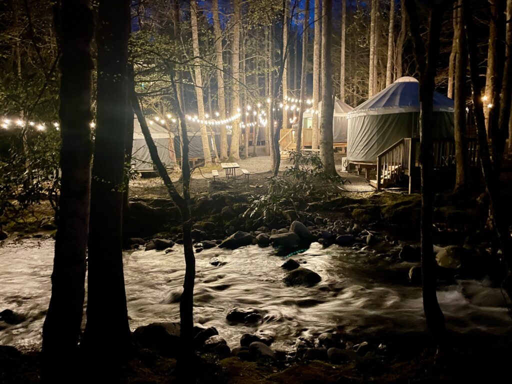 Roamstead Smoky Mountains Campground yurts