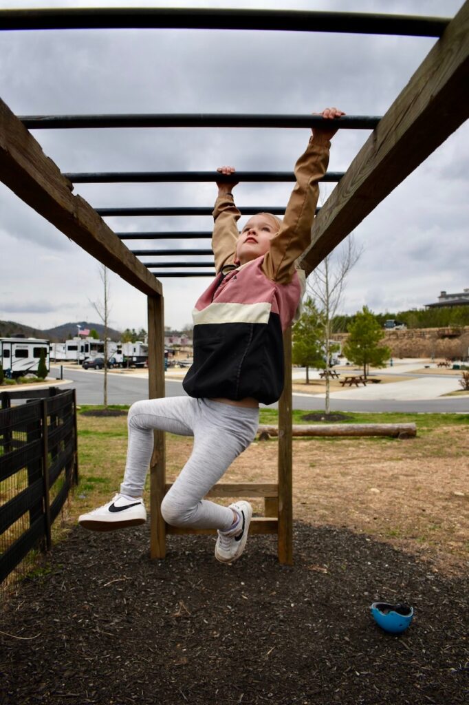 Talona Ridge RV Resort nature scape obstacle course