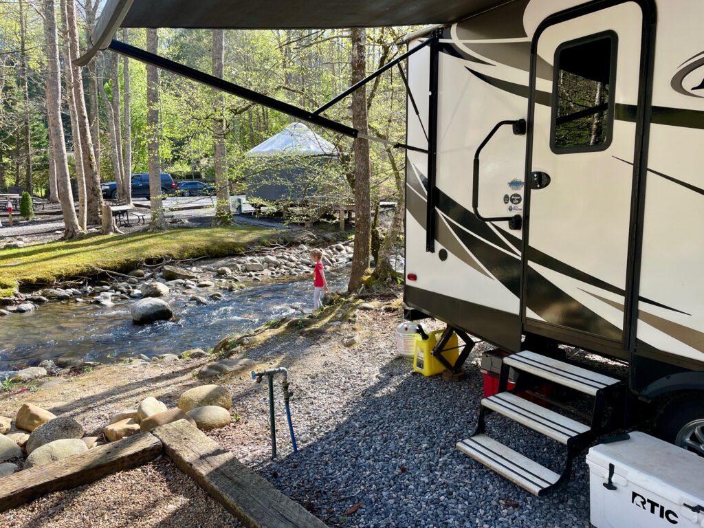 Roamstead Smoky Mountains Campground site 40