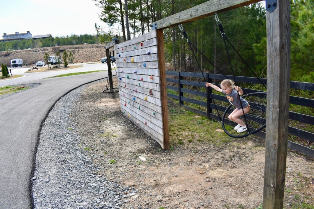Talona Ridge RV Resort nature scape obstacle course