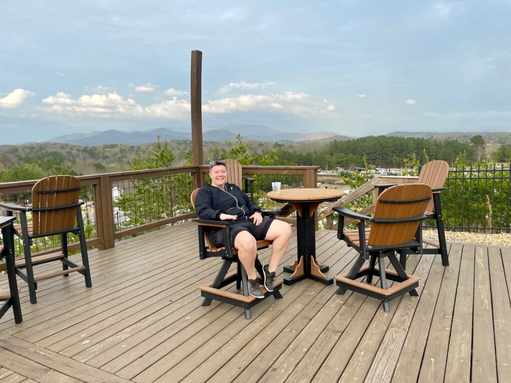 Talona Ridge RV Resort overlook deck