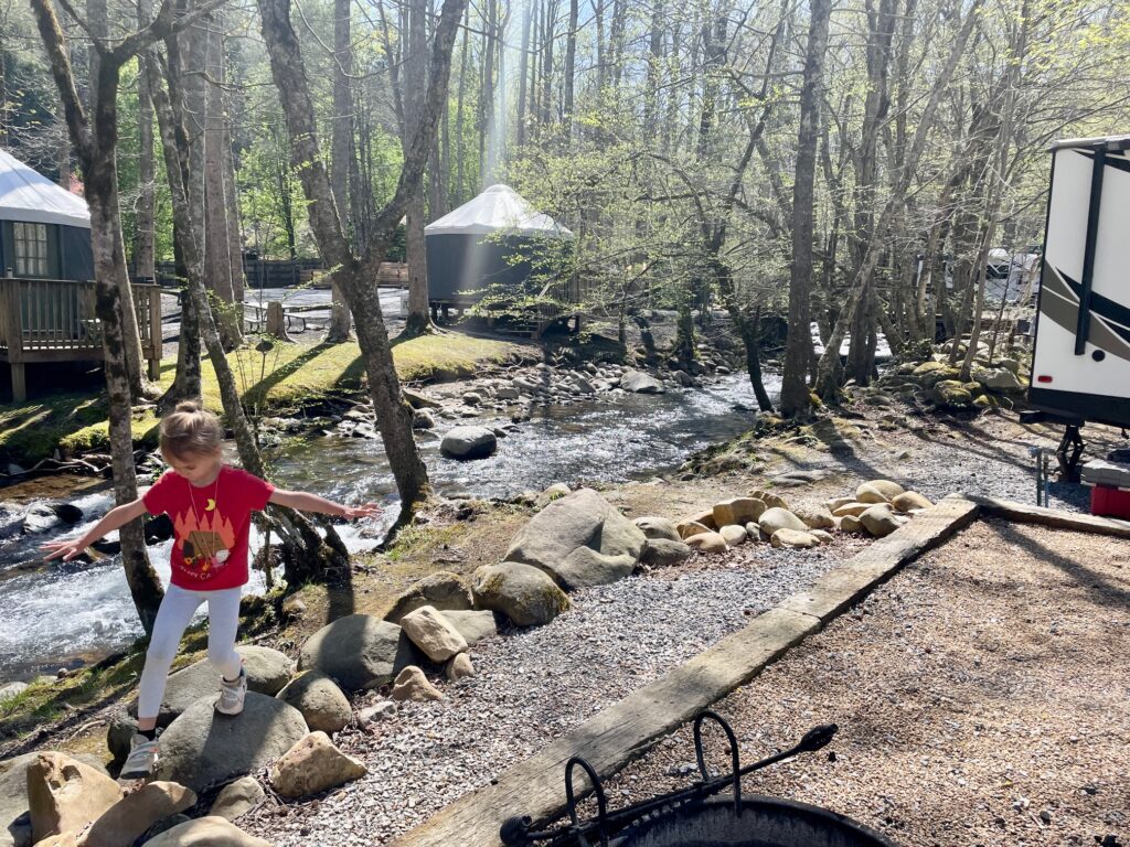 Roamstead Smoky Mountains Campground site 40