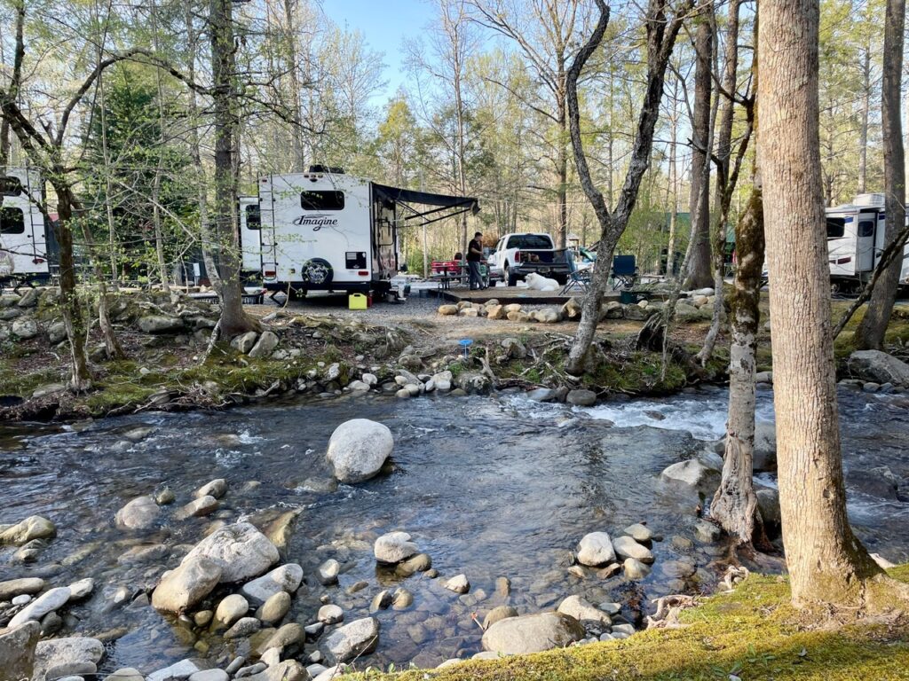 Roamstead Smoky Mountains Campground site 40