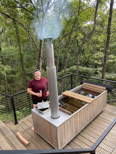 Better Together - Love Adventures wood burning hot tub