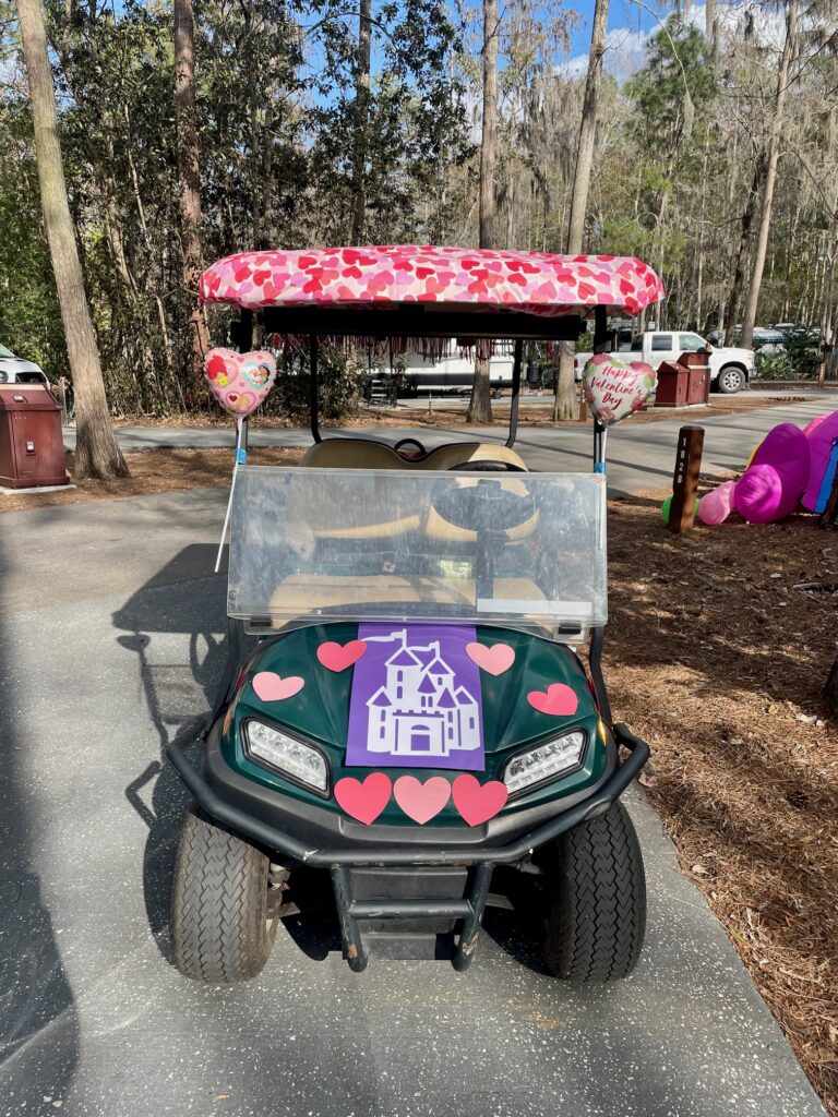 Fort Wilderness RV Resort & Campground golf cart rental