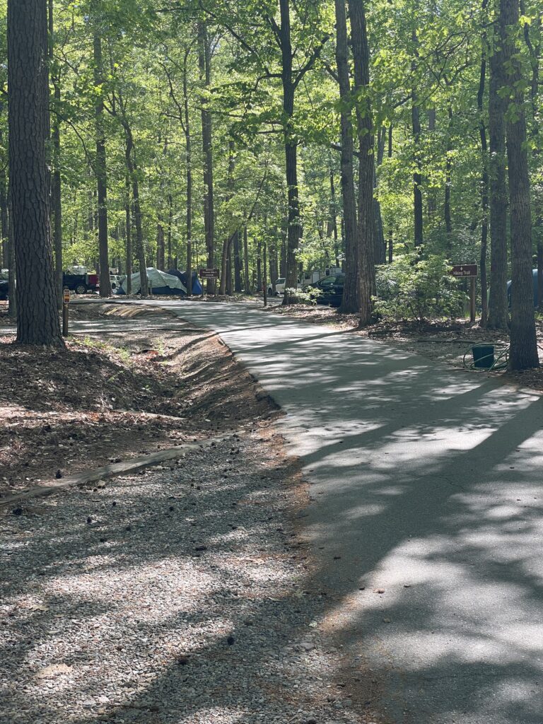 FDR State Park campground road