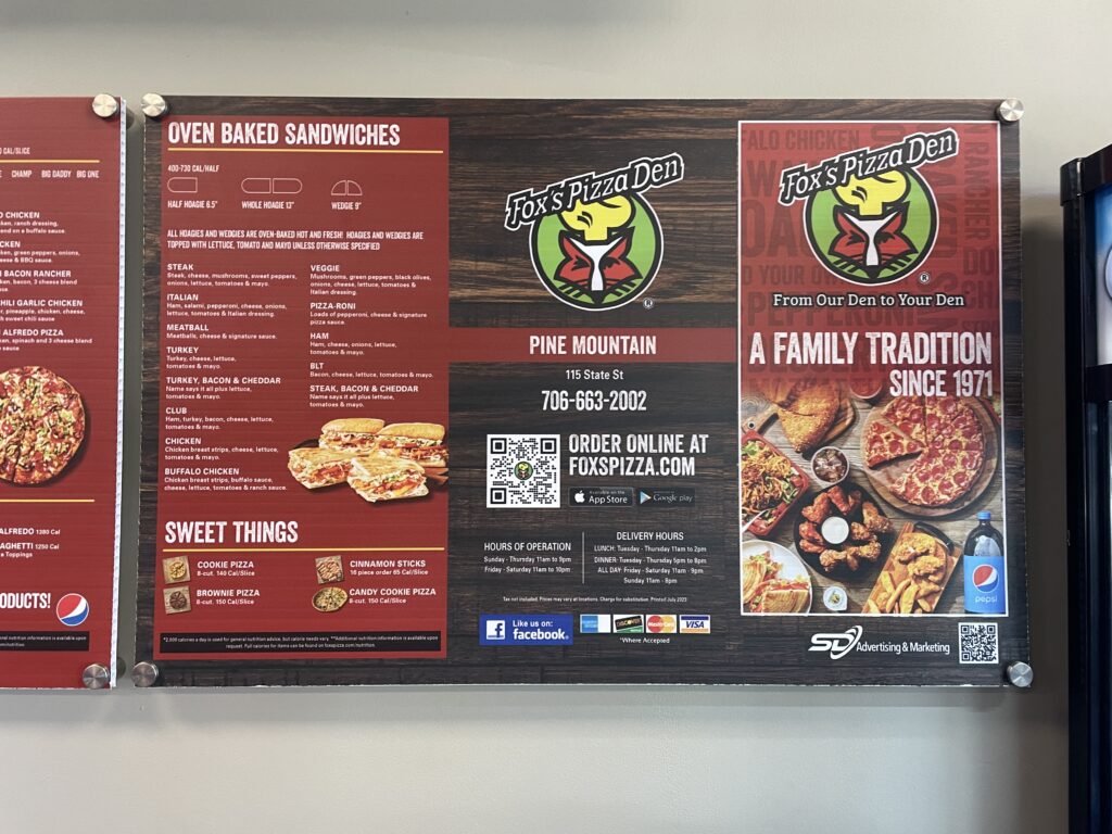 Fox's Den Pizza