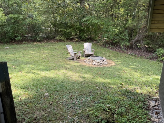 Chillowee Cabin Fireside Outpost fire pit